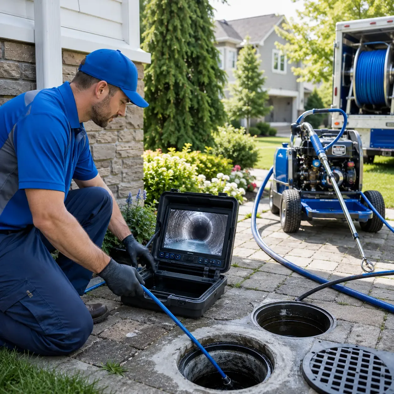 Outdoor drain cleaning professionals serving Center Barnstead, NH